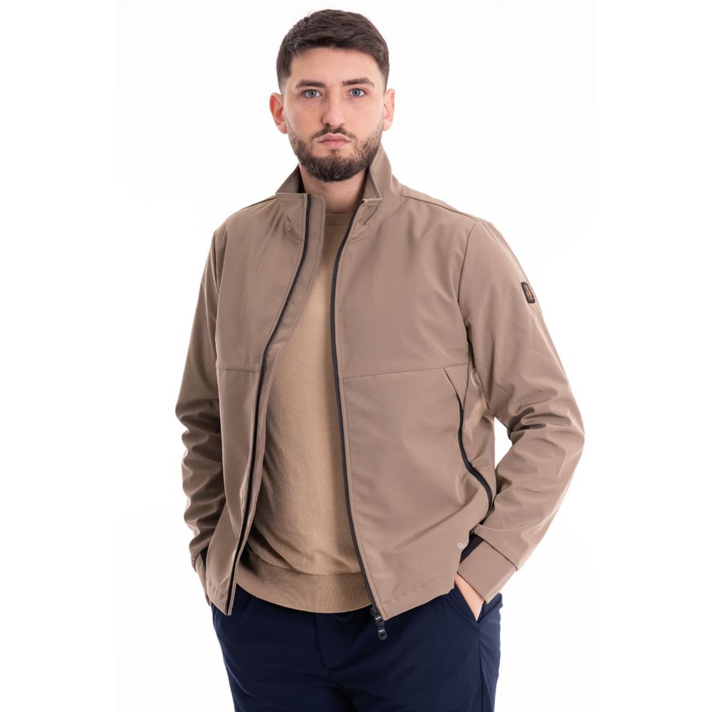 RefrigiWear Creek Bomber Jacket in Beige