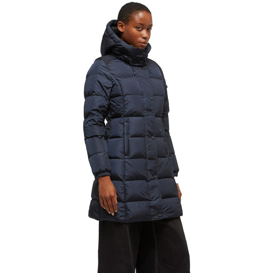 RefrigiWear Long Down Jacket – Blue – Nylon