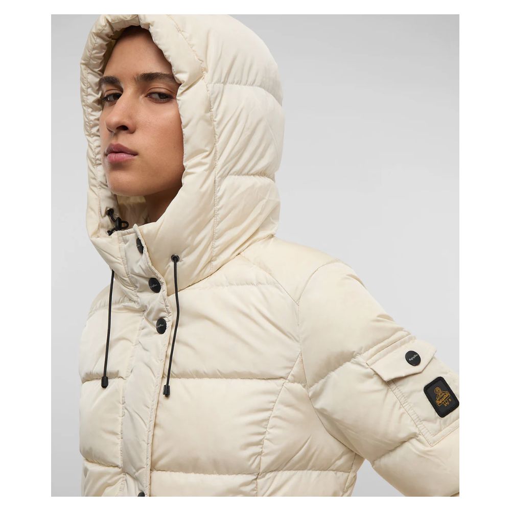 RefrigiWear Long Down Jacket – White – Nylon