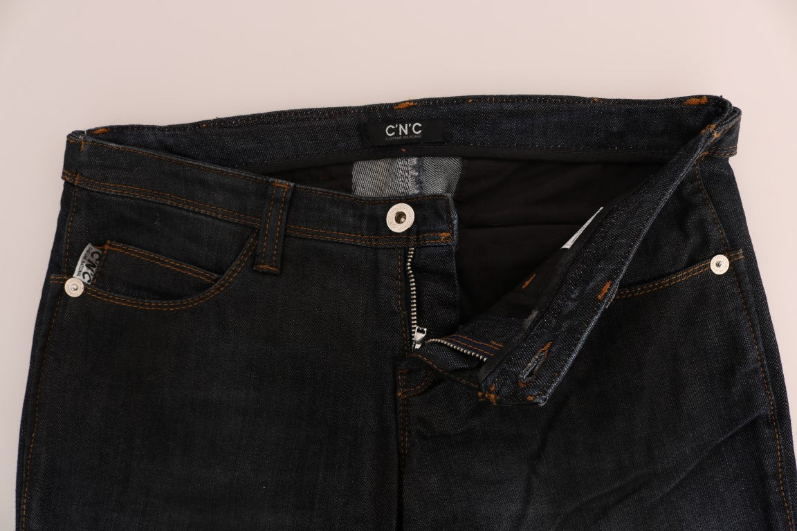 - Svelte Dark Blue Slim Fit Jeans