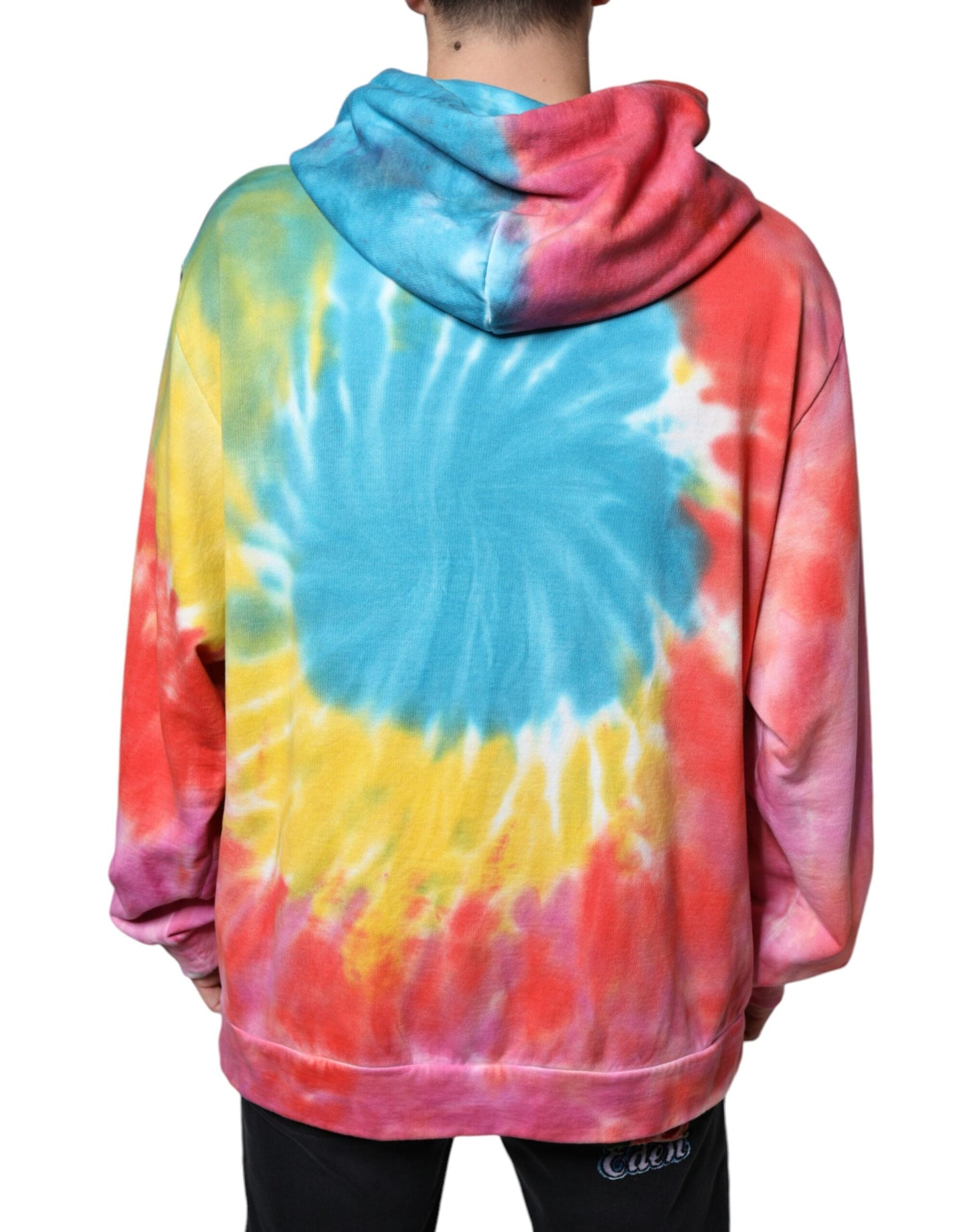 - Multicolor Tie Dye Hooded Sweatshirt Sweater