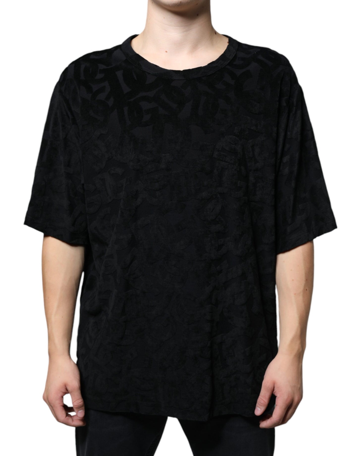 - Black DG Mania Logo Print T-shirt
