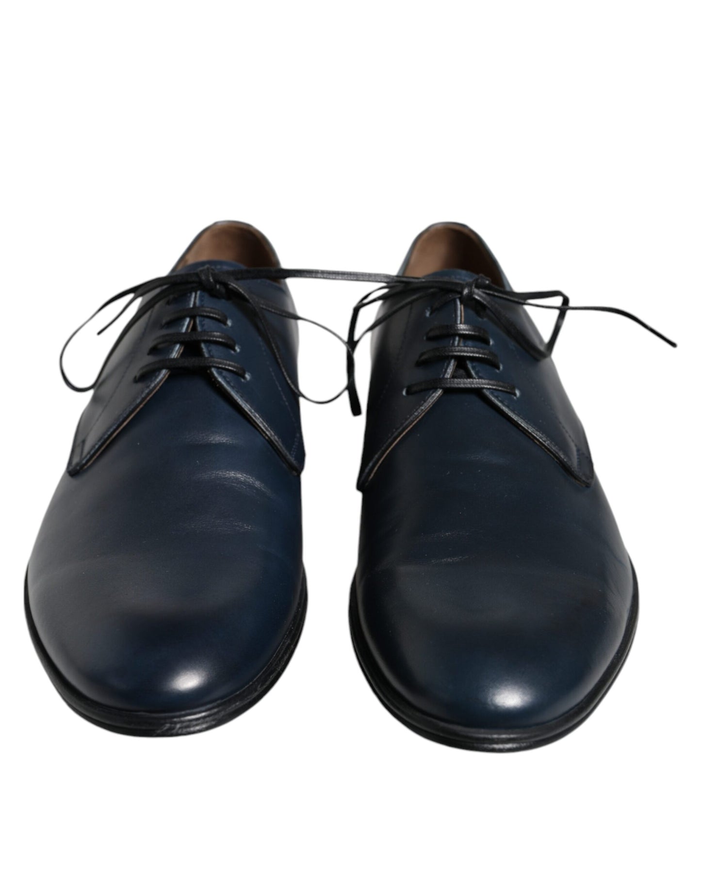 - Navy Blue Leather Derby Dress Formal Shoes