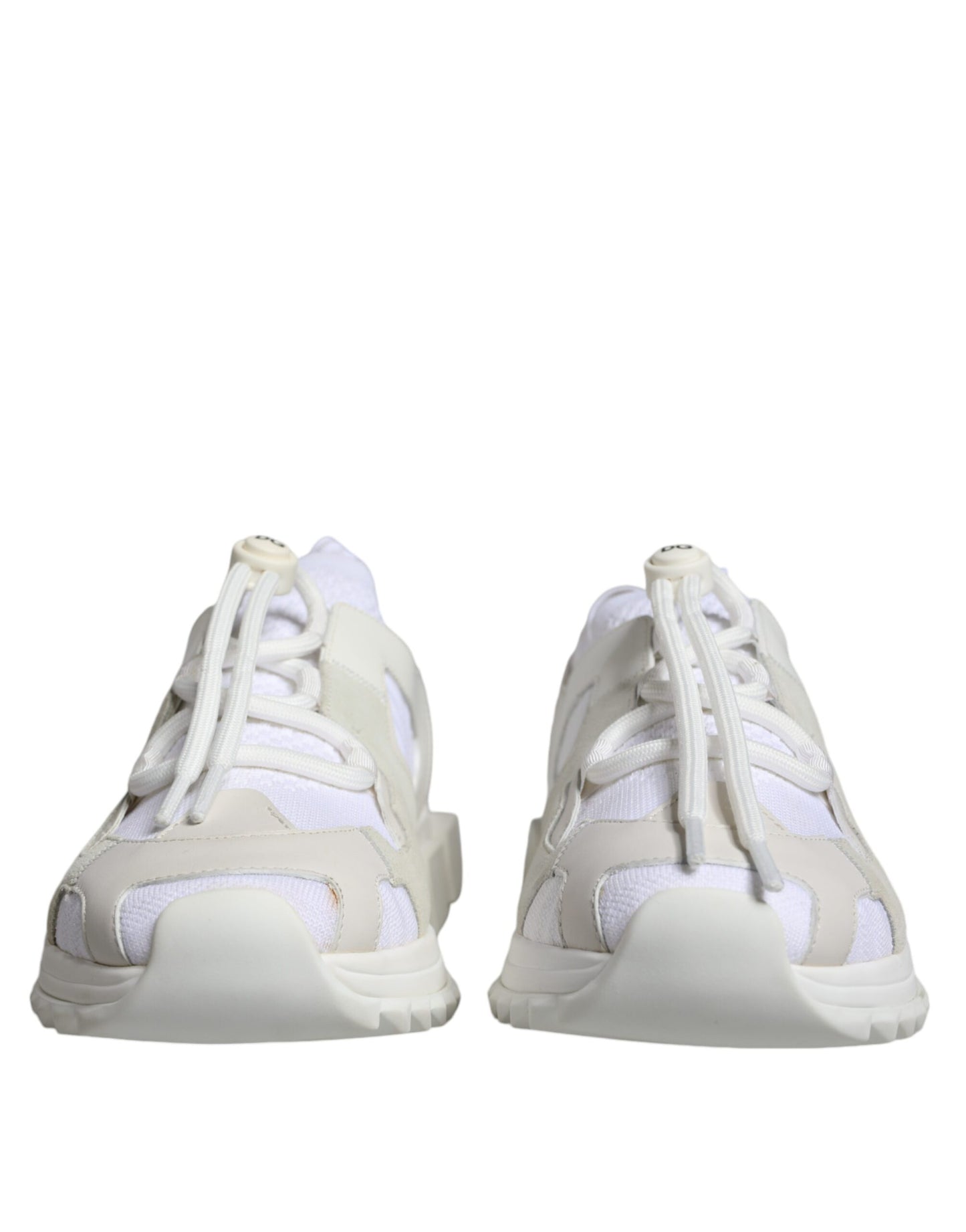Dolce & Gabbana White Mesh Sorrento Trekking Sneakers