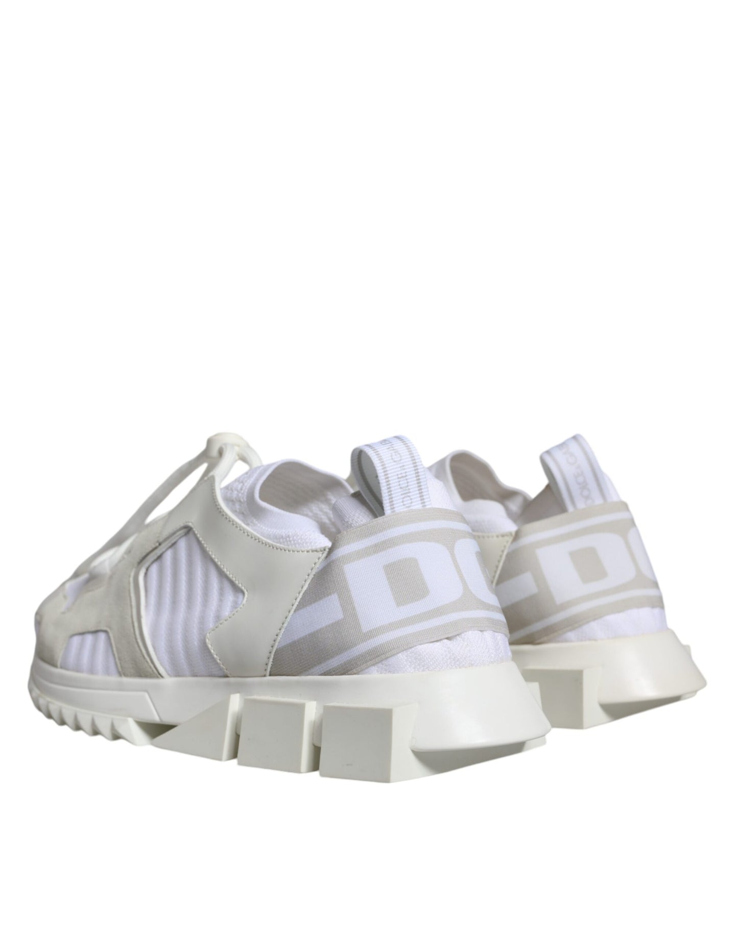 Dolce & Gabbana White Mesh Sorrento Trekking Sneakers