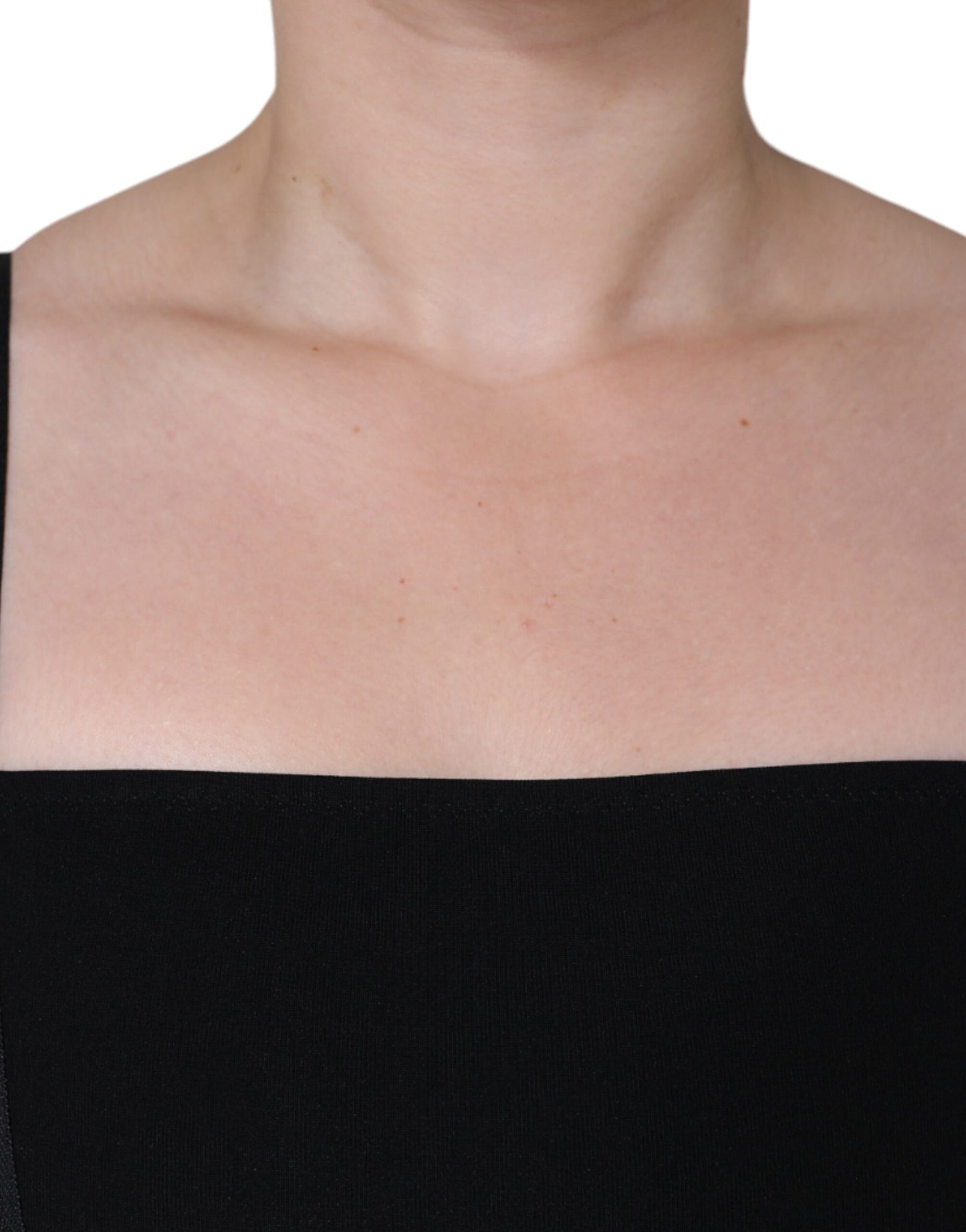 - Black Zipper Bodycon Sheath Midi Dress