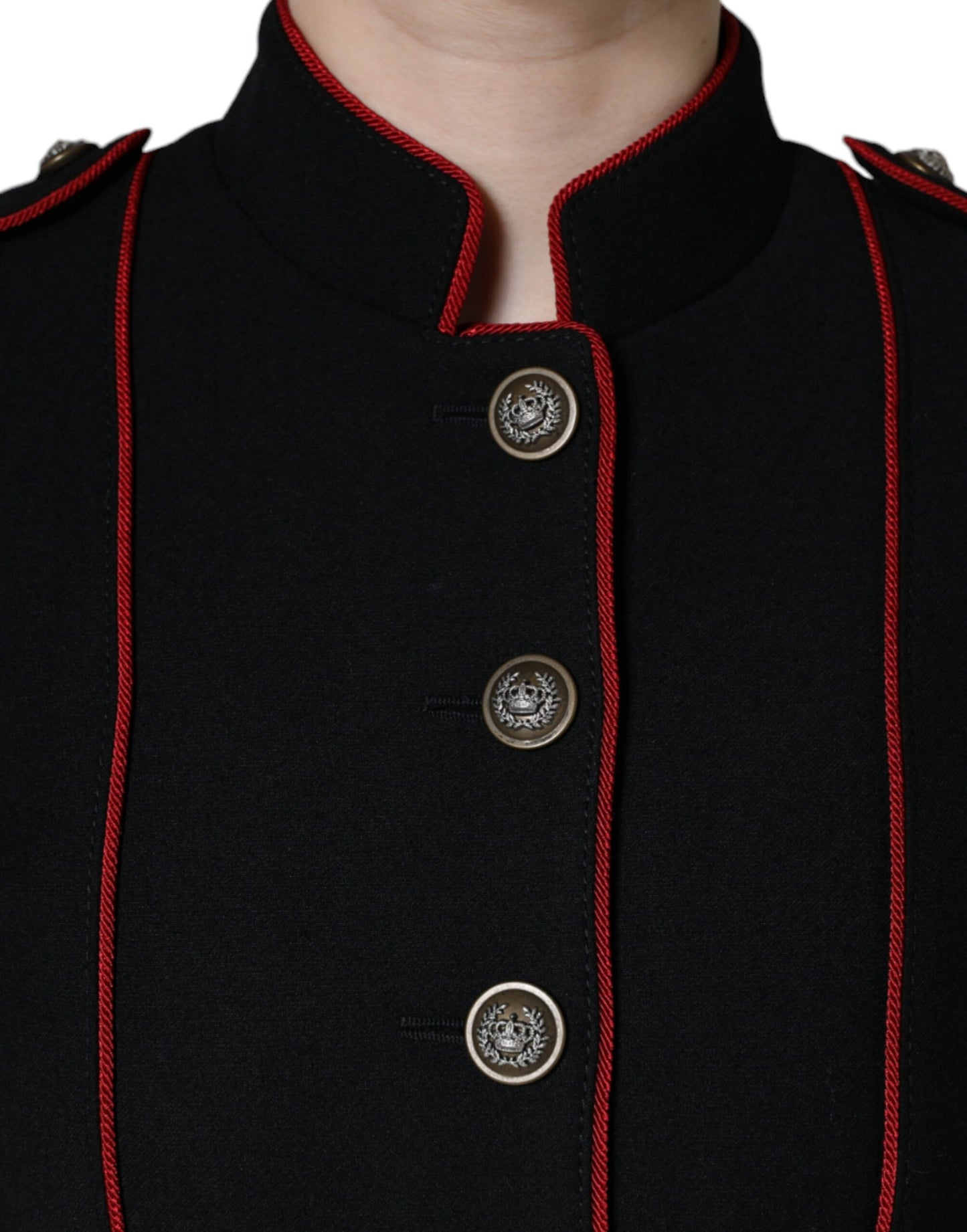 - Black Single Breasted Trench Coat Jacket