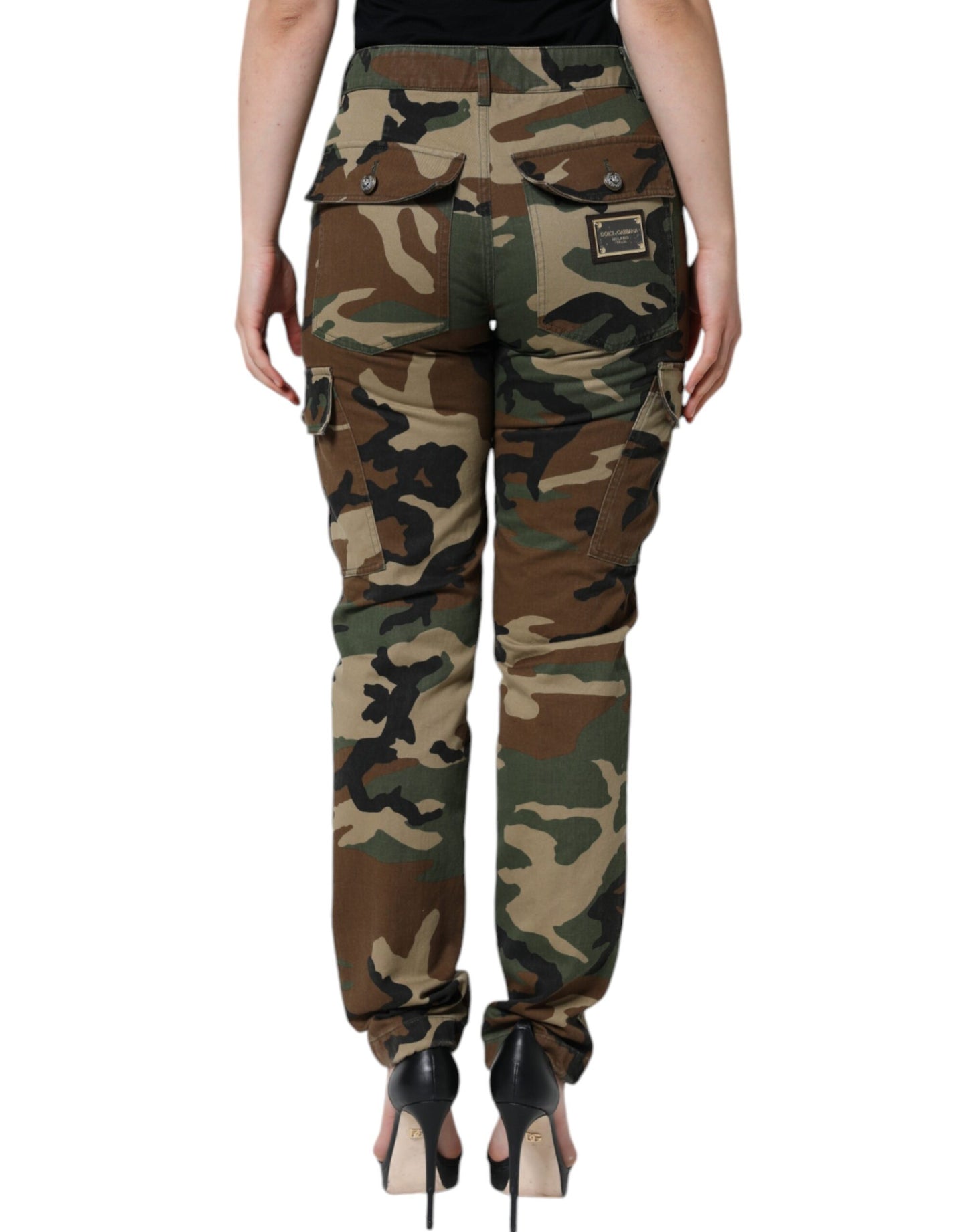 - Multicolor Camouflage Cargo Pants