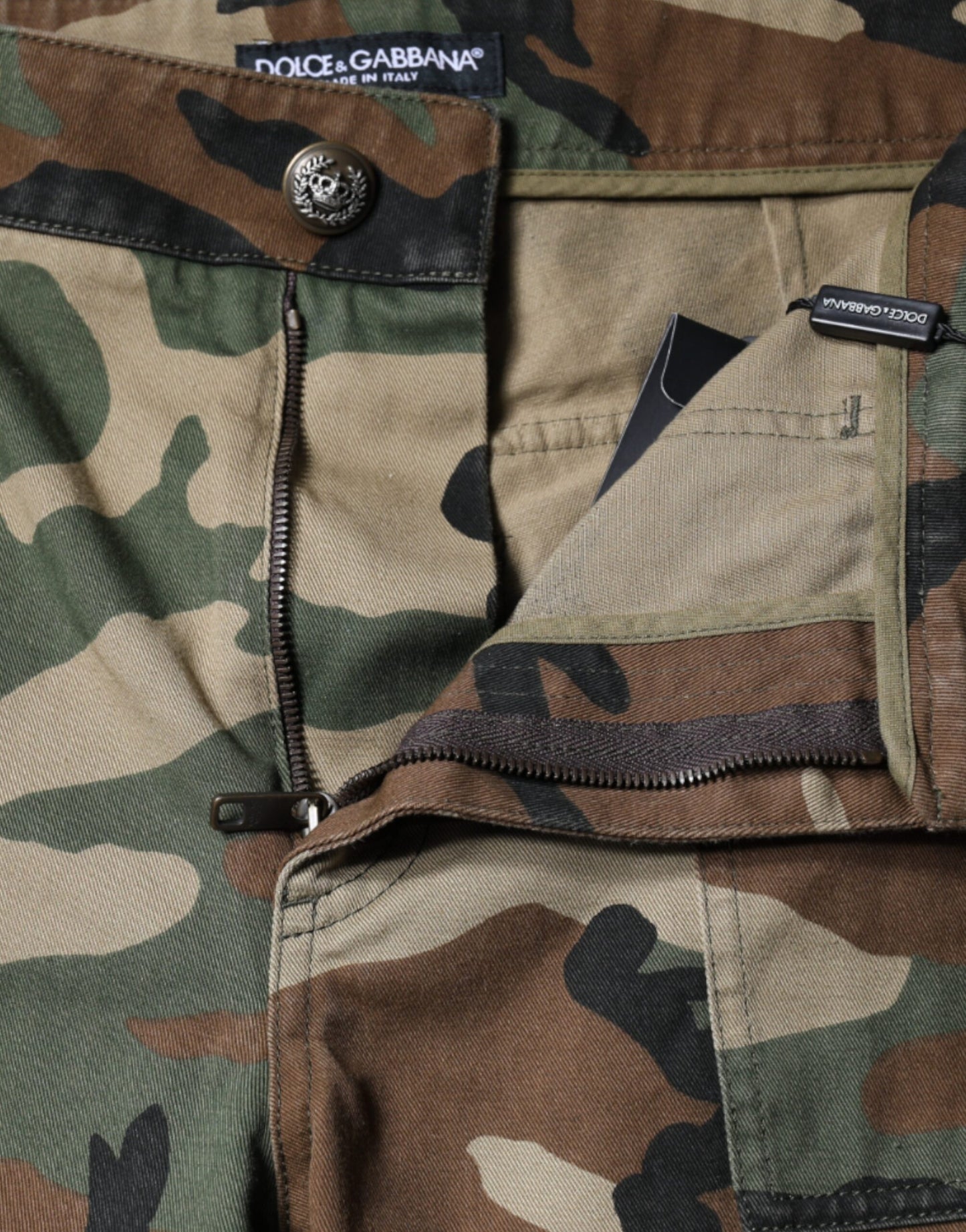 - Multicolor Camouflage Cargo Pants