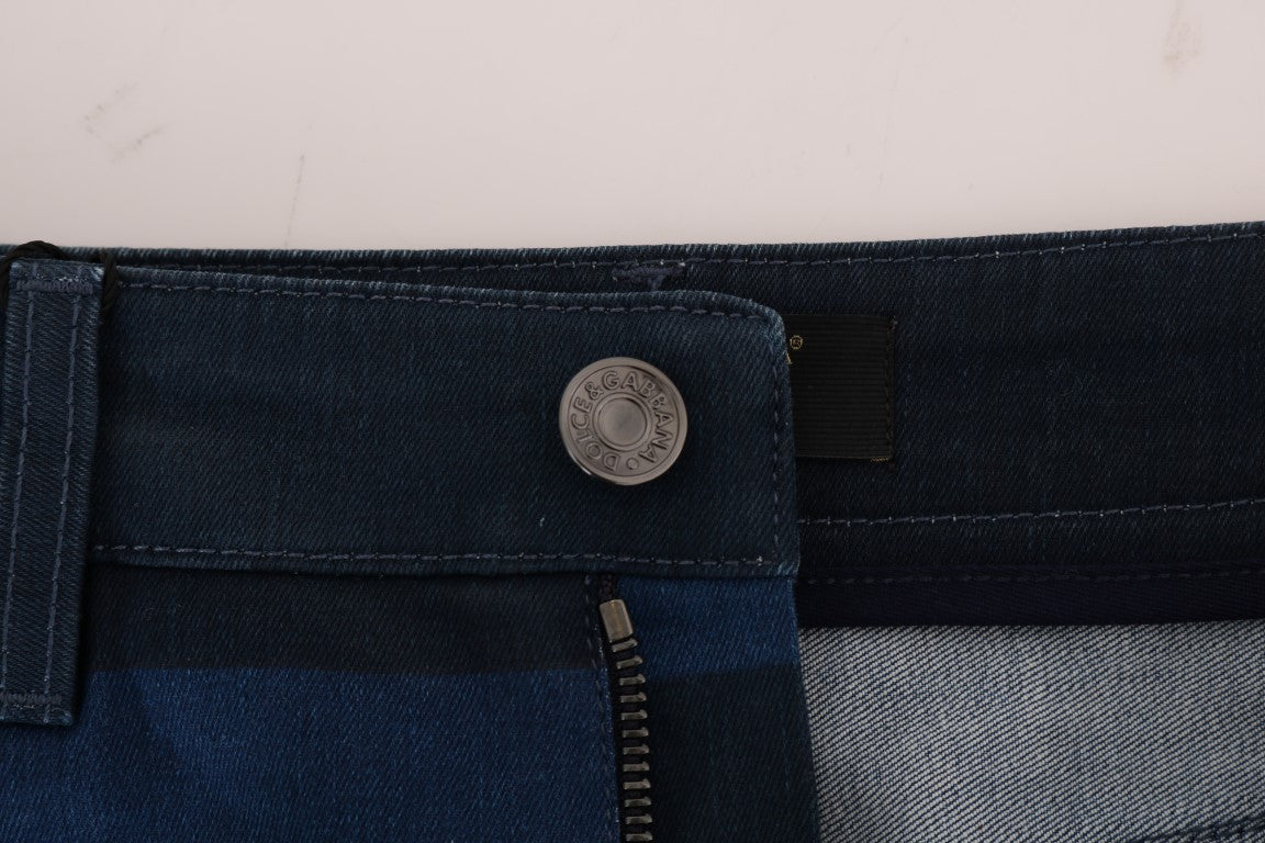 - Chic Blue Denim Mini Skirt