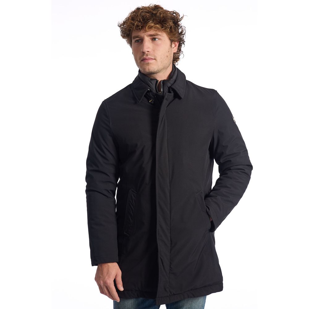 Black Polyester Jacket - The Luxe Alliance