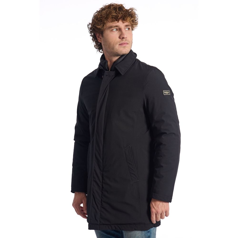Black Polyester Jacket - The Luxe Alliance