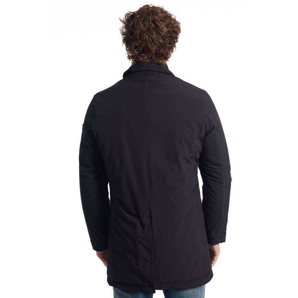 Black Polyester Jacket - The Luxe Alliance