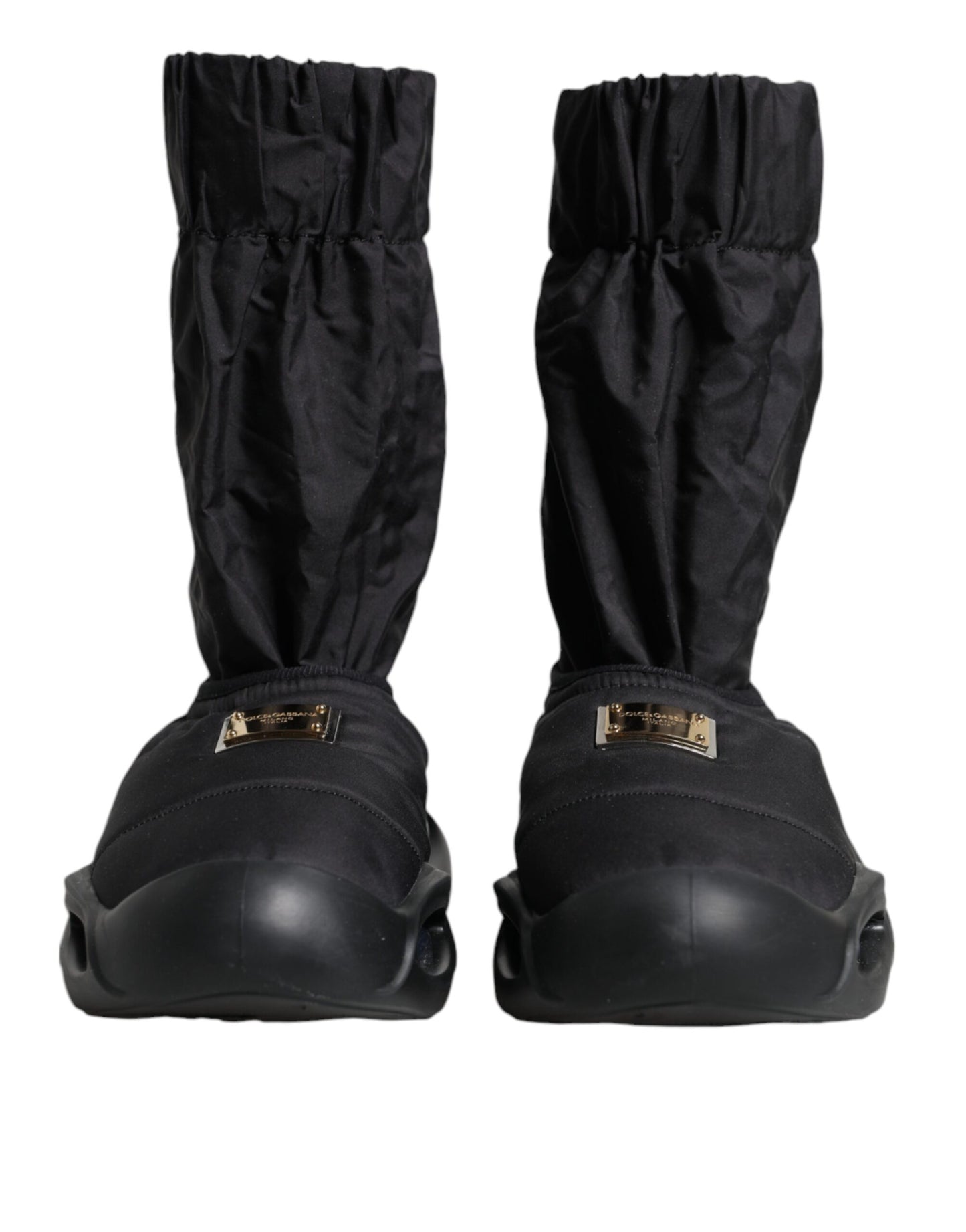 - Black Slip On Wave Socks Sneakers Shoes