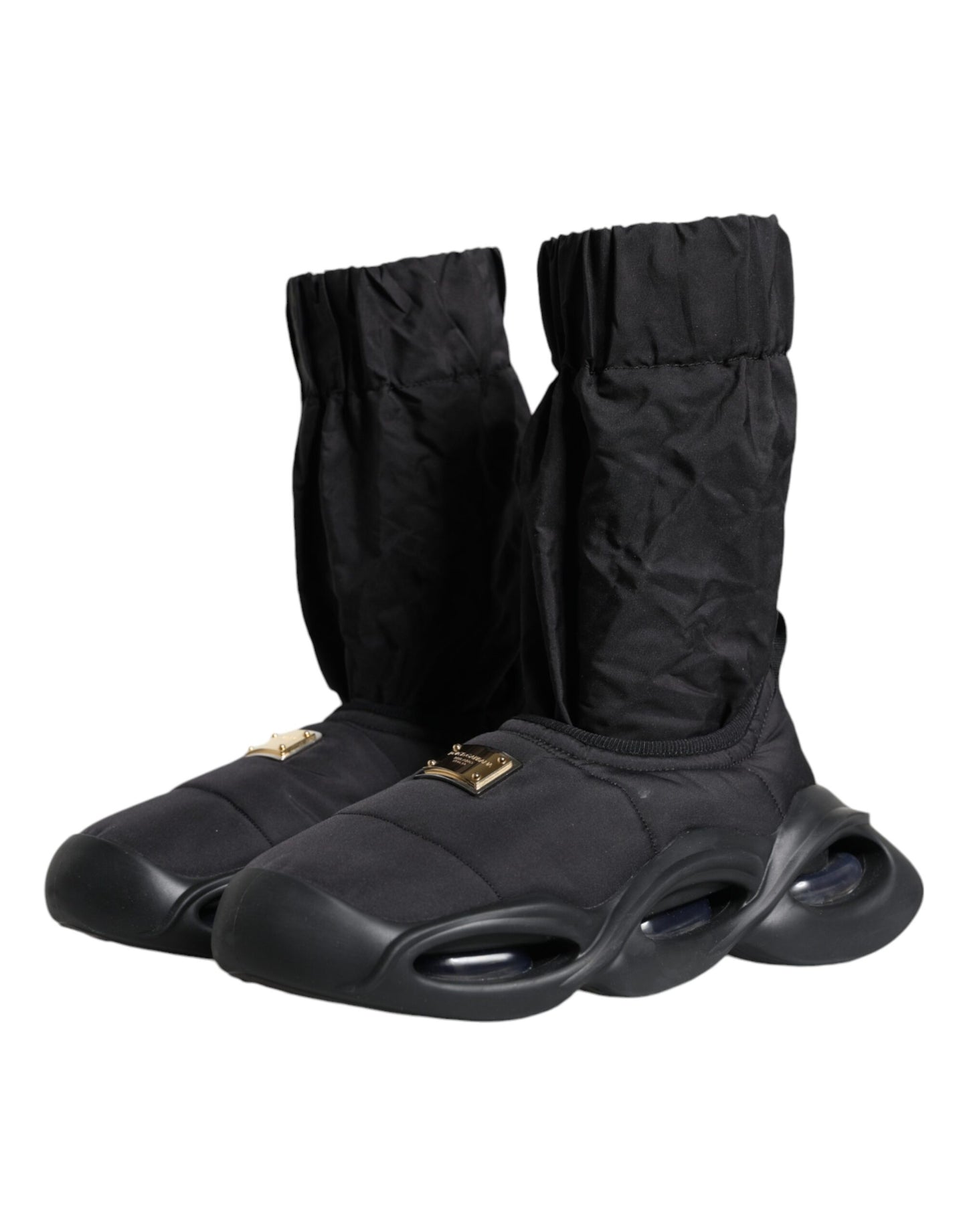 - Black Slip On Wave Socks Sneakers Shoes