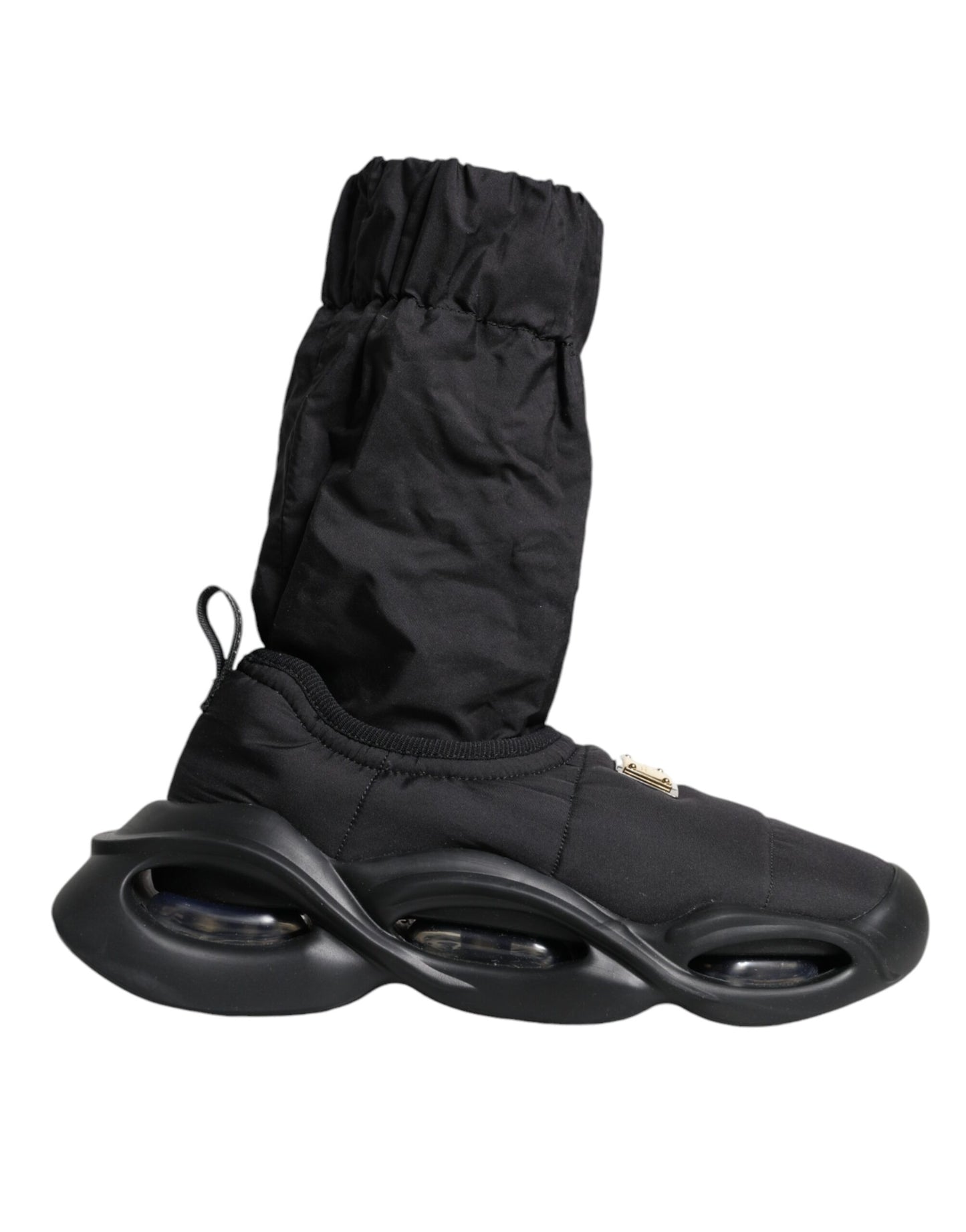 - Black Slip On Wave Socks Sneakers Shoes