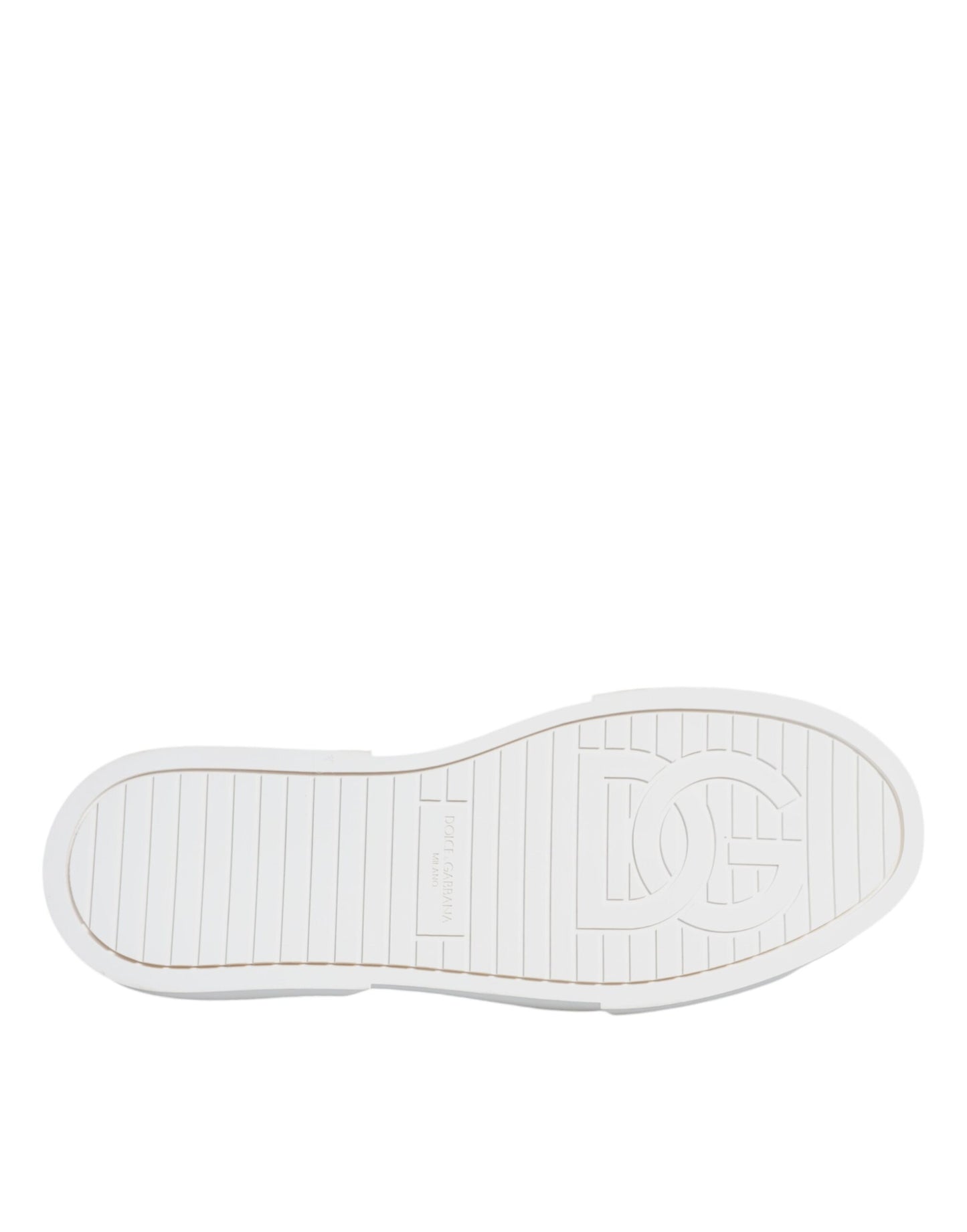 Dolce & Gabbana Pink White Canvas Logo Low Top Sneakers