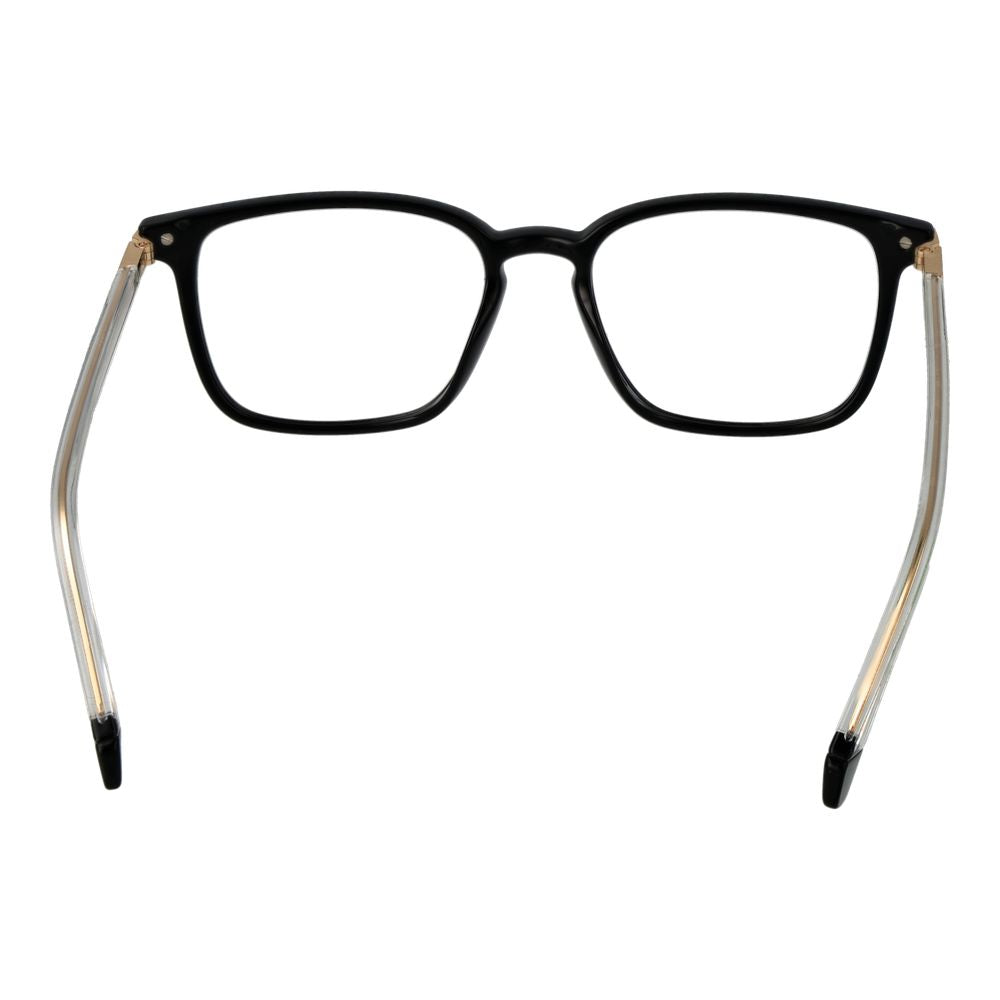 Polaroid Men's Optical Glasses – Black Square Full-Rim Frame, 52mm