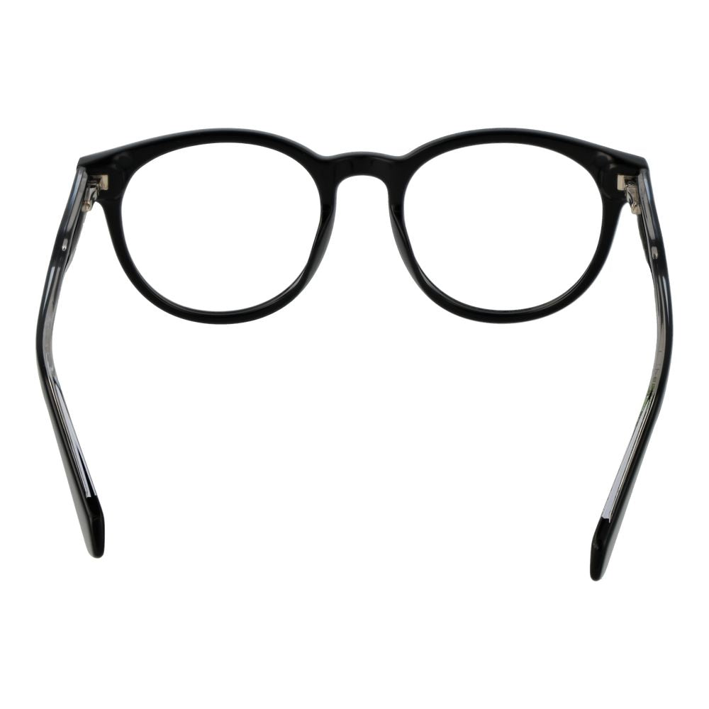 Polaroid Black Unisex Optical Frames – Round Full-Rim Design