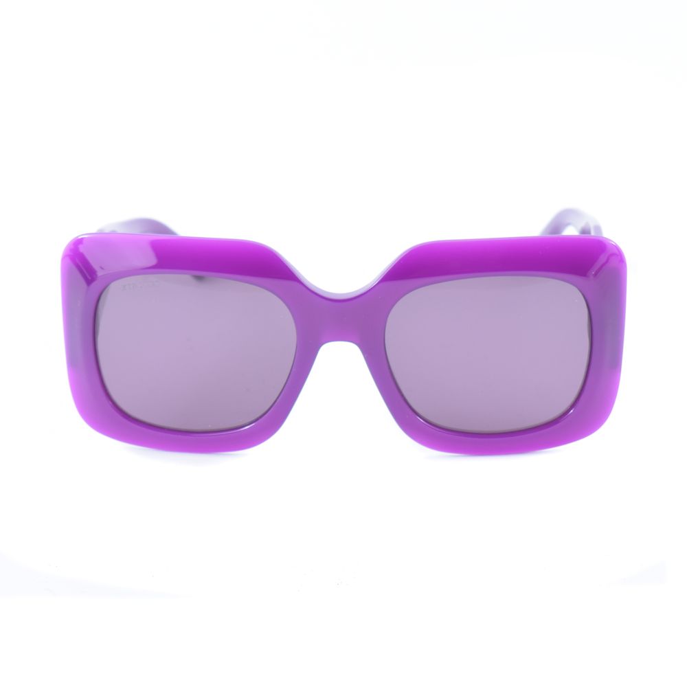 Jimmy Choo Women’s Purple Resin Sunglasses – Chic Style, 54mm