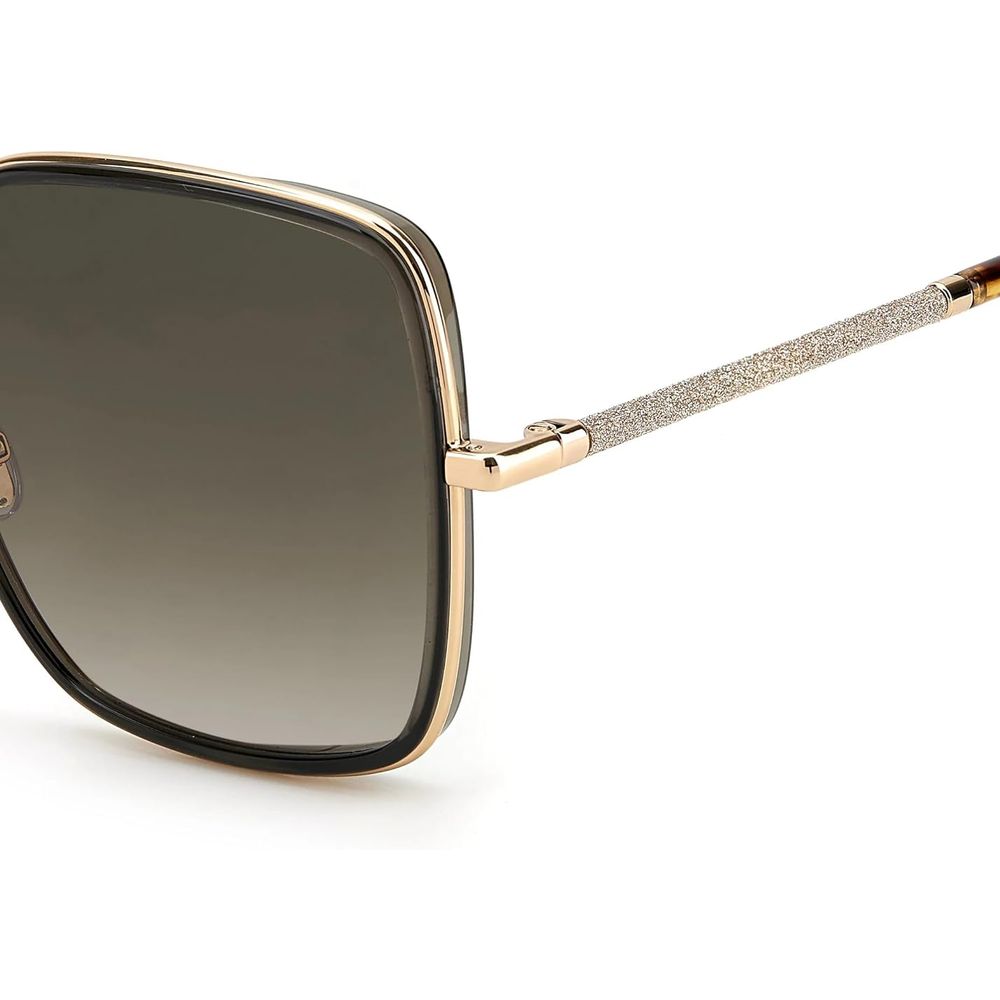 Jimmy Choo Women's Gold Metal Sunglasses with Brown Gradient Lenses