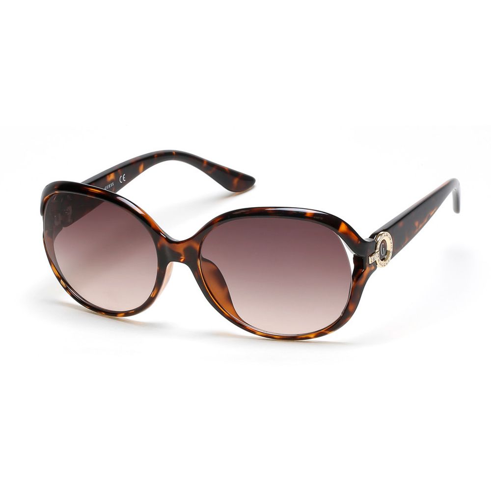 Guess Women’s Sunglasses – Brown Resin Frame with Gradient Lenses, 60mm