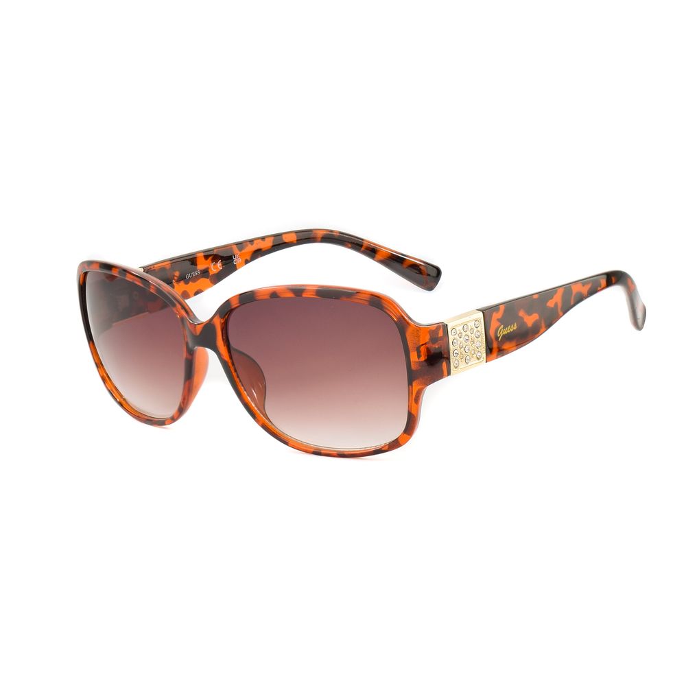 Guess Women’s Sunglasses – Brown Resin Frame with Gradated Lenses, 58mm