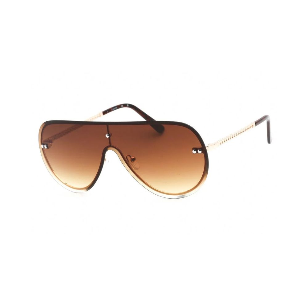 Guess Women’s Sunglasses – Gold Metal Frame with Brown Gradient Lenses