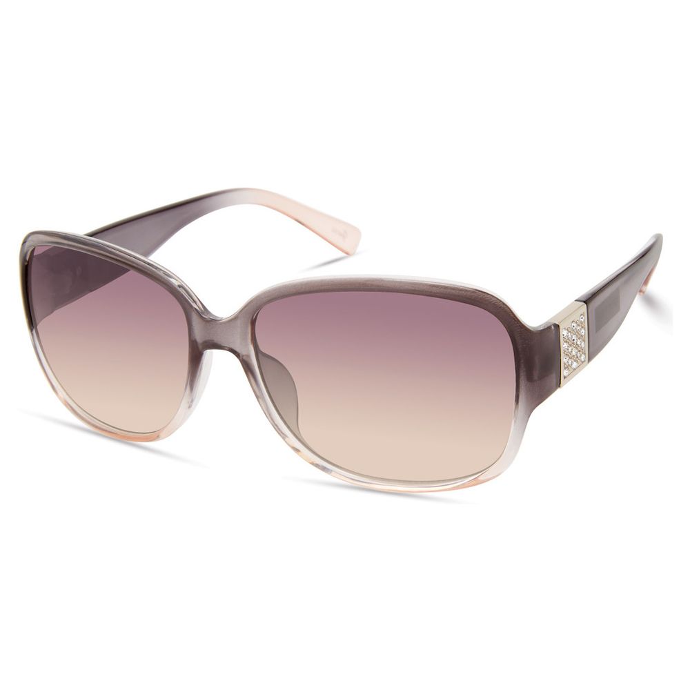 Guess Women’s Sunglasses – Black Resin Frame with Grey Gradient Lenses, 58mm