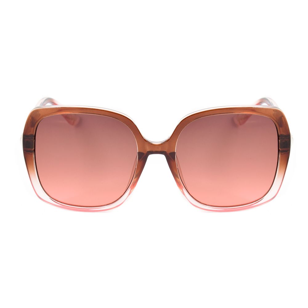 Guess Women's Sunglasses – Brown Resin Frame with Degraded Lenses, 56mm