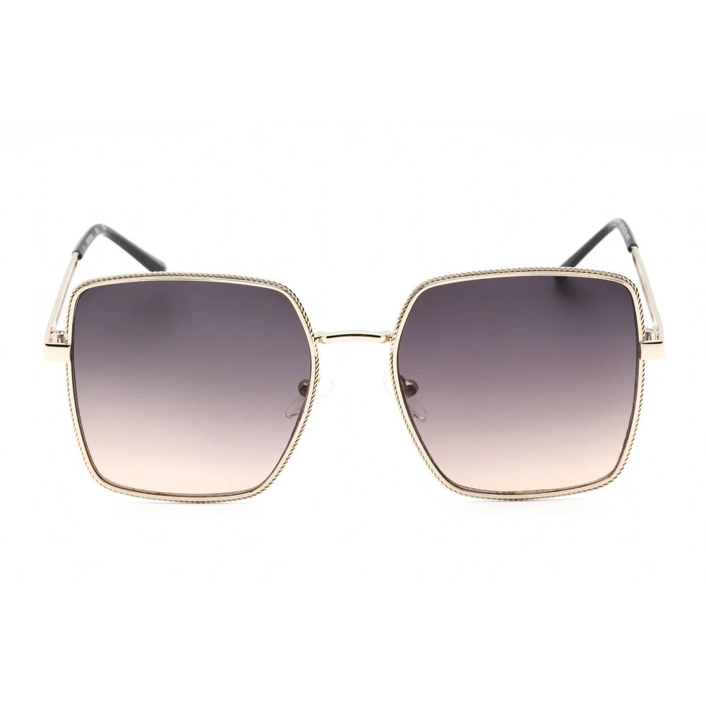 Guess Women’s Sunglasses – Golden Metal Frame with Grey Gradient Lenses, 58mm