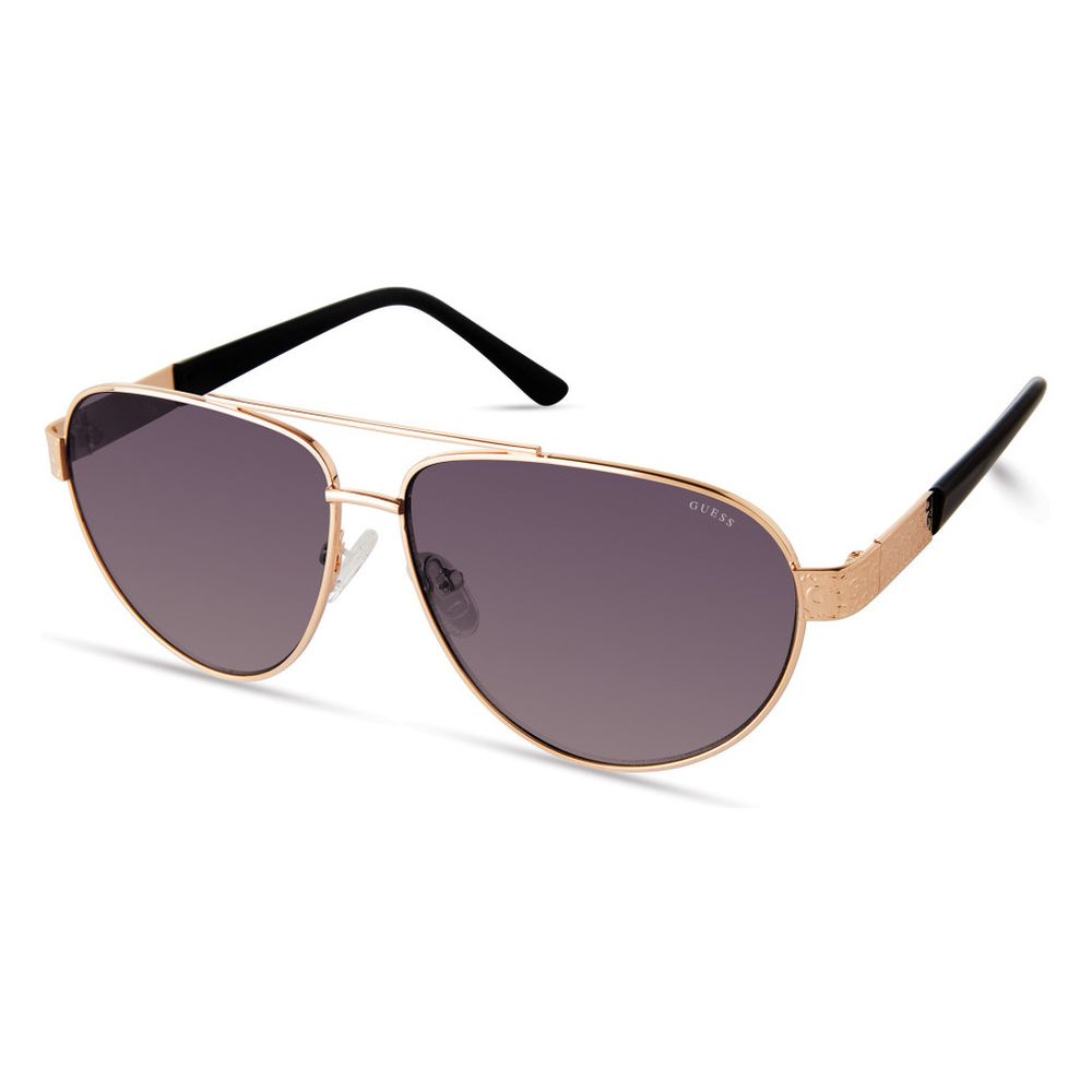 Guess Unisex Sunglasses – Grey Metal Frame with Gradient Lenses, 60mm