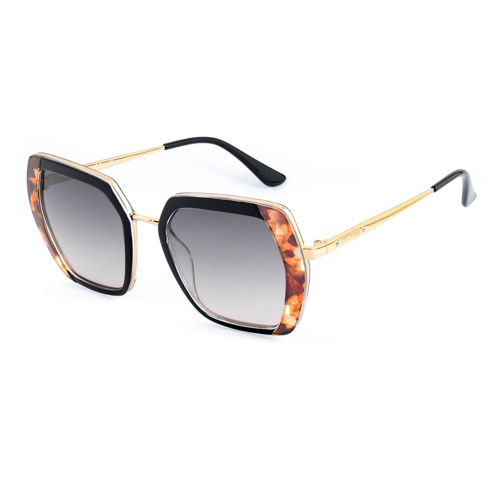 Guess Women’s Black Metal Sunglasses – Stylish Full-Rim Design