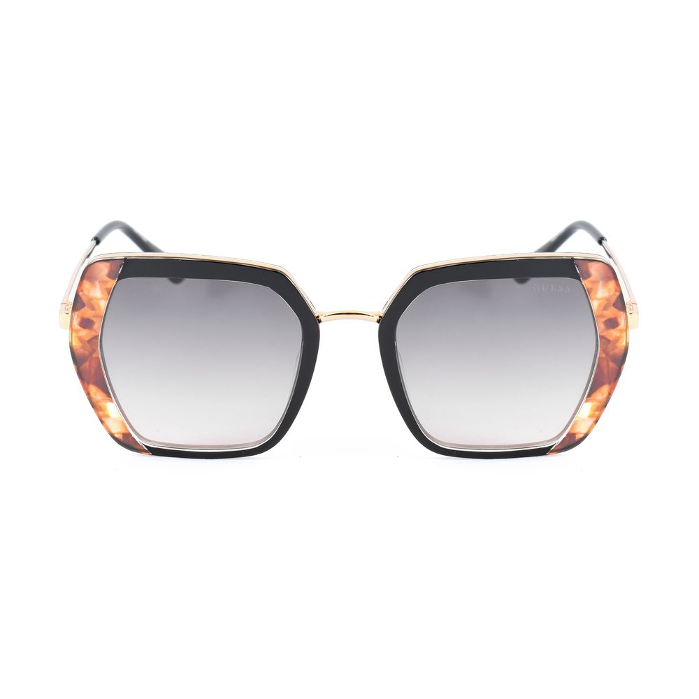 Guess Women’s Black Metal Sunglasses – Stylish Full-Rim Design