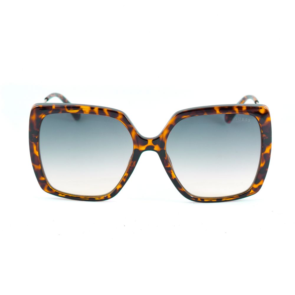 Guess Women’s Brown Metal Sunglasses – Chic Style with Golden Gradient Lenses, 57mm