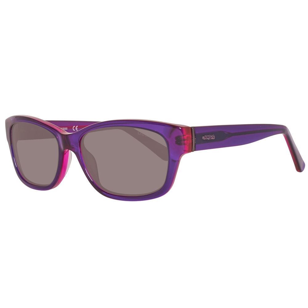 Guess Women’s Sunglasses – Purple Butterfly Frame, 54mm