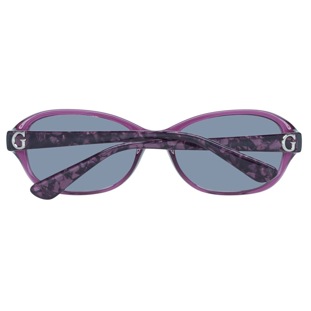 Guess Women's Purple Acetate Sunglasses – Stylish 57mm Frame