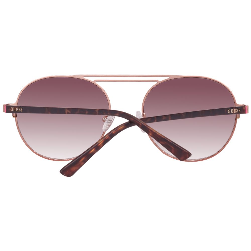 Guess Unisex Sunglasses – Pink Acetate Frame with Gradient Lenses, 55mm