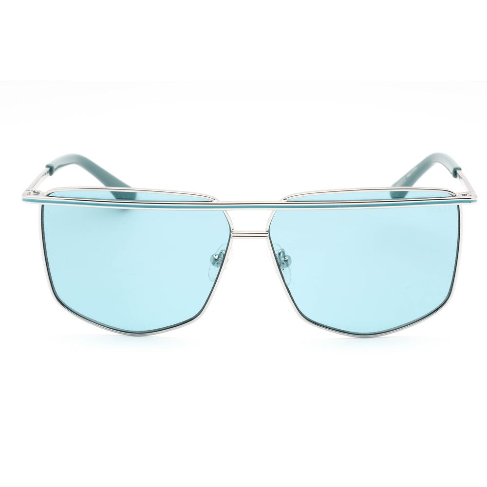 Guess Women’s Sunglasses – Grey Metal Aviator with Gradient Lenses