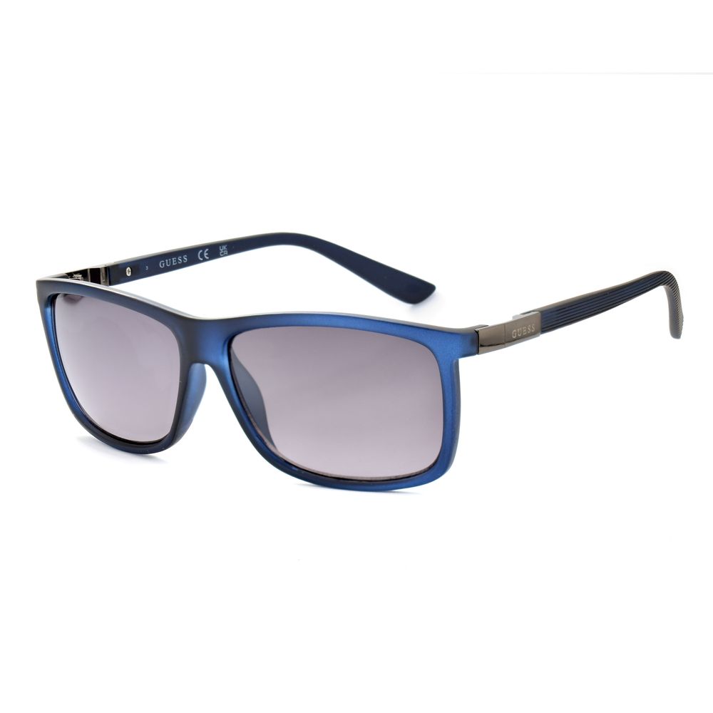 Guess Women’s Sunglasses – Blue Resin Frame with Grey Lenses, 59mm