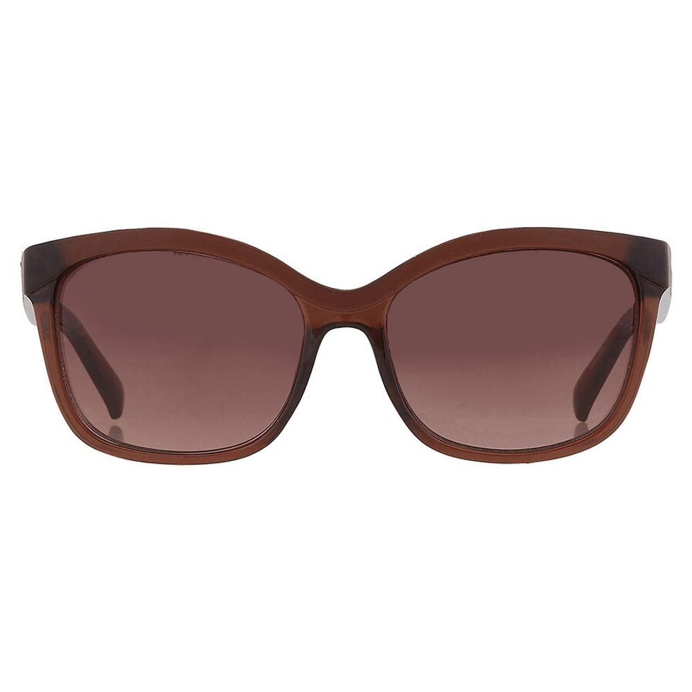 Guess Women’s Sunglasses – Brown Resin Frame, 57mm