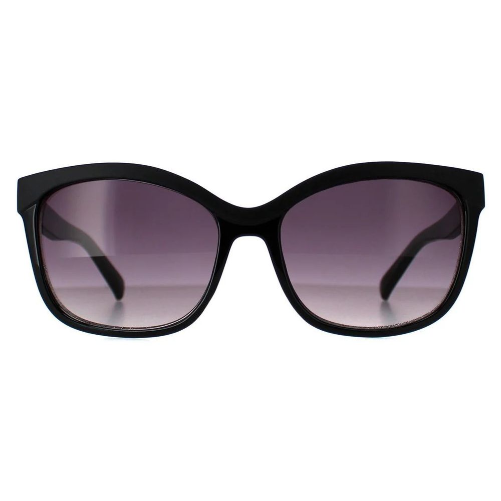 Guess Women’s Sunglasses – Black Resin Frame with Grey Gradient Lenses, 57mm