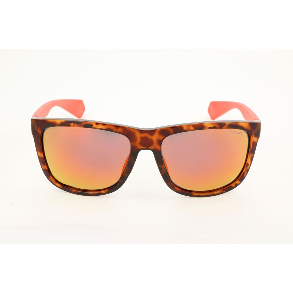 Polaroid Bicolor Rubber Sunglasses – Havana Frame with Polarized Lenses, 59mm