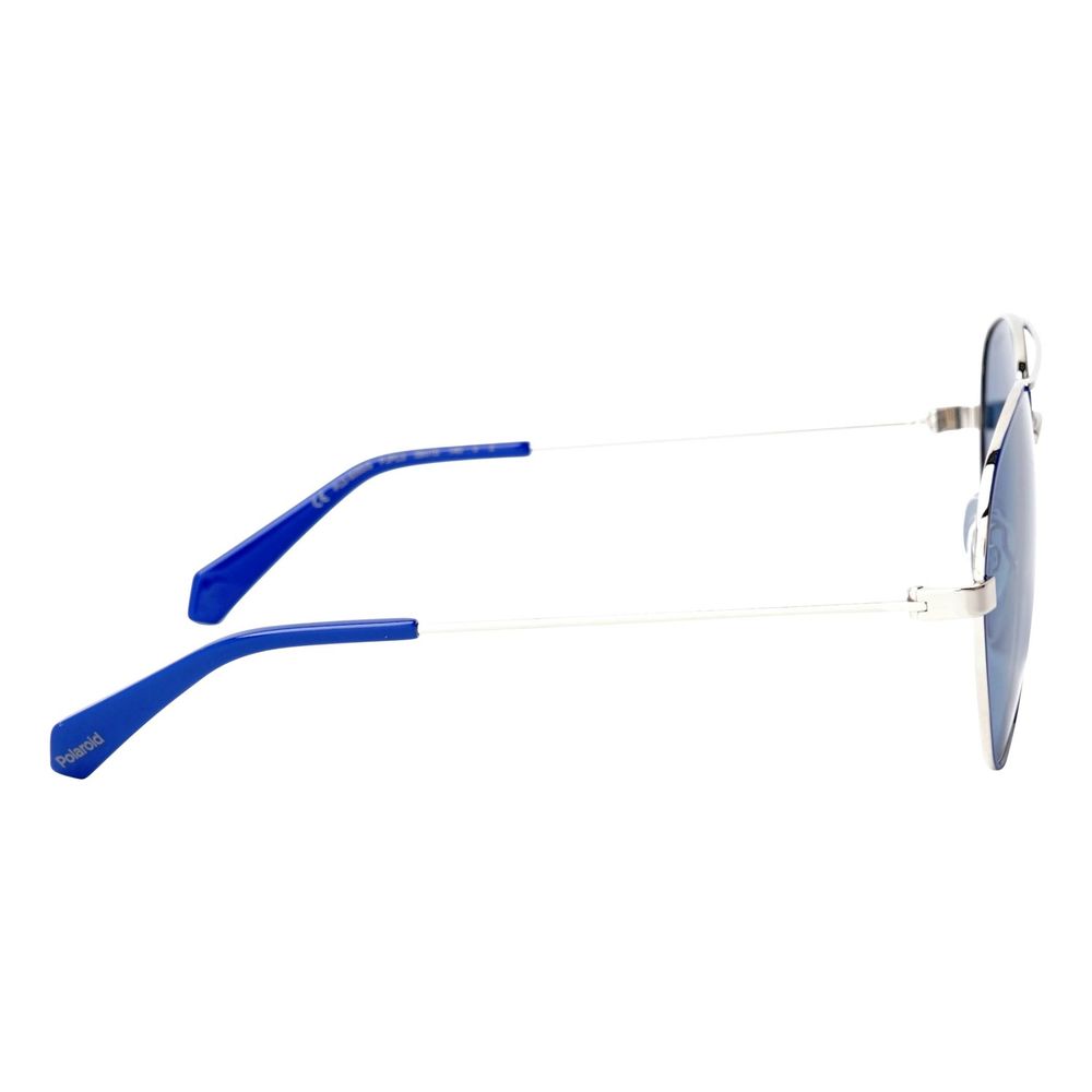 Polaroid Men's Blue Metal Sunglasses – Stylish Polarized Lenses, 59mm
