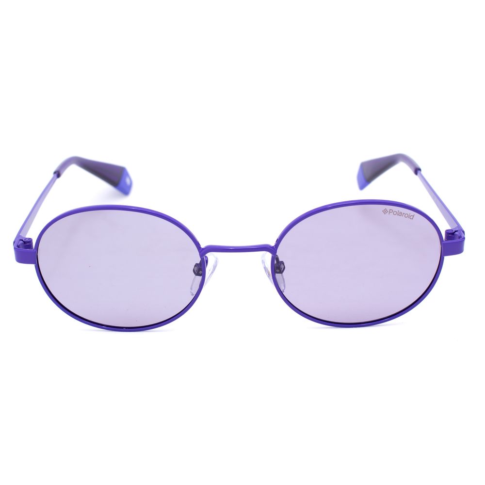 Polaroid Unisex Sunglasses – Violet Metal Frame with Classic Lenses, 51mm