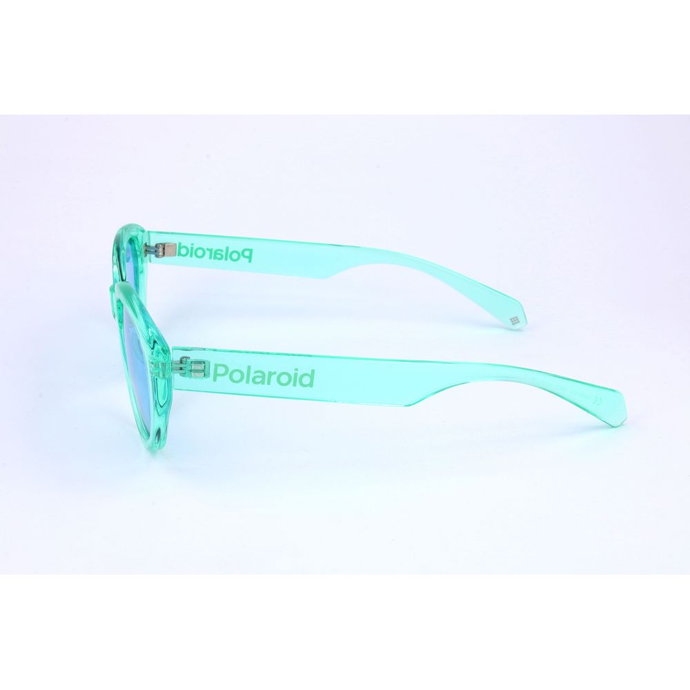 Polaroid Women's Blue Polycarbonate Sunglasses – Stylish & Protective, 52mm