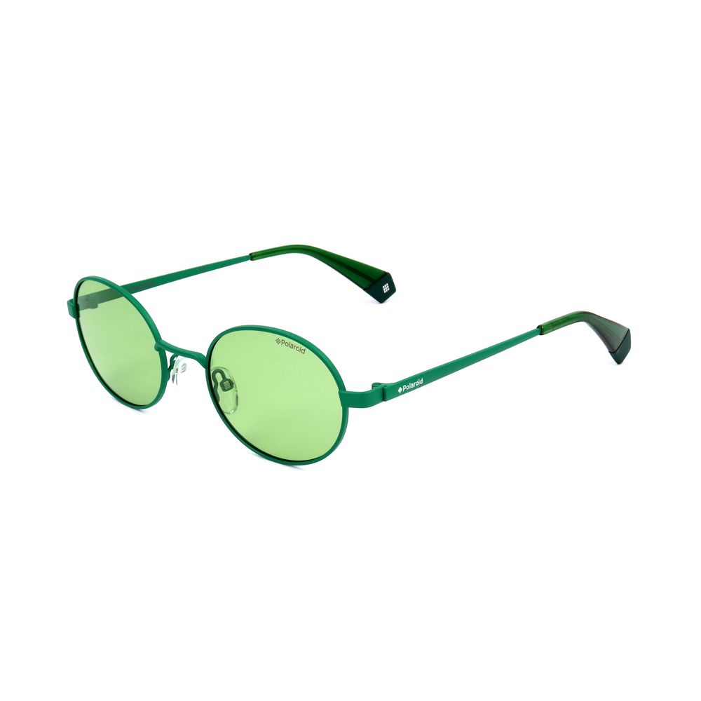 Polaroid Green Metal Sunglasses – Stylish Unisex Design with Polarized Lenses, 51mm