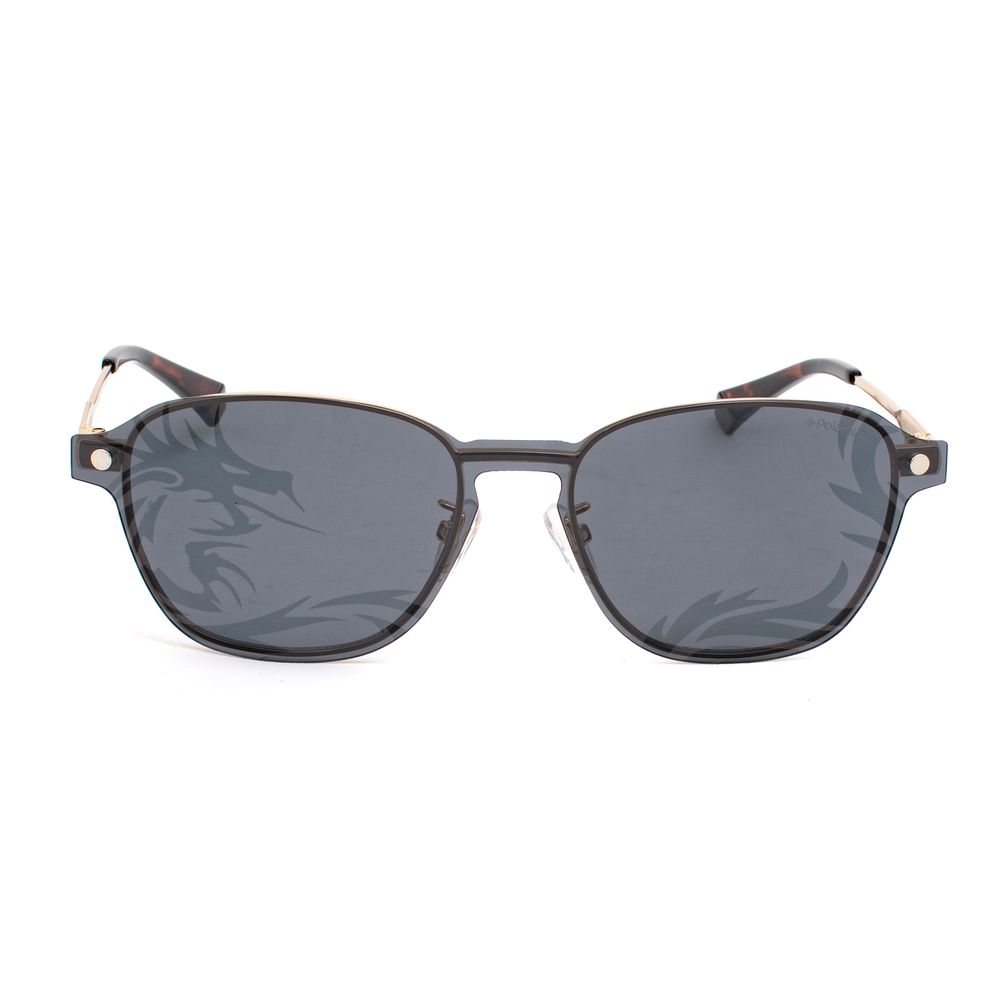 Polaroid Gold Metal Sunglasses – Stylish Polarized Frame, 53mm