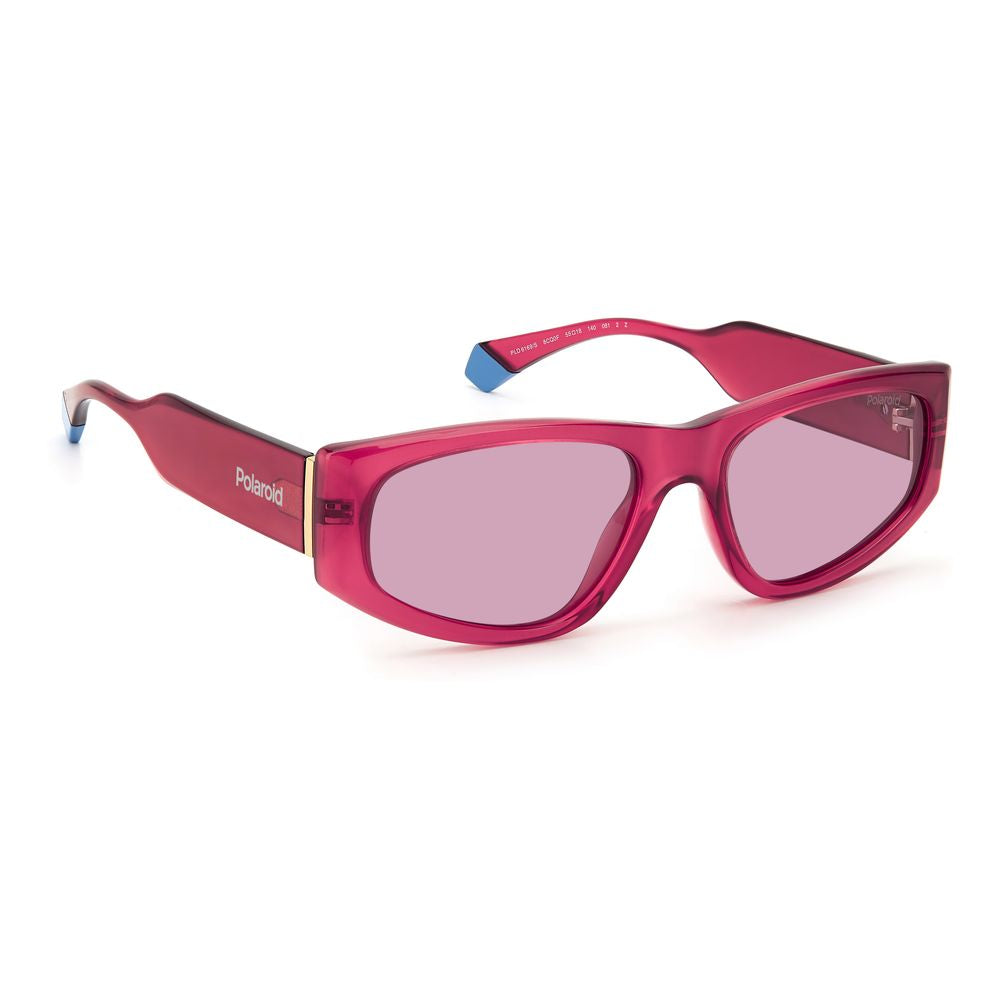Polaroid Unisex Red Sunglasses – Stylish Polarized Lenses, 55mm