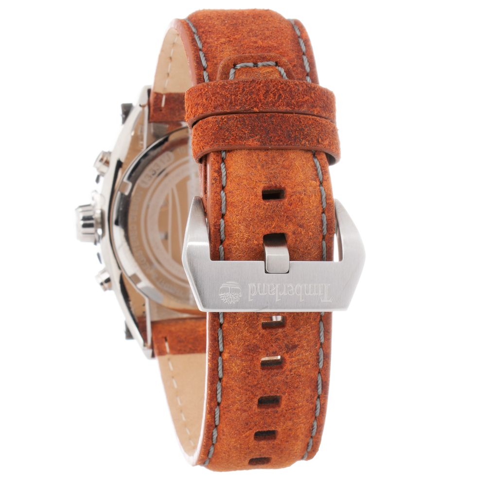 Timberland Brown Leather Watch - Stylish Elegance and Durability